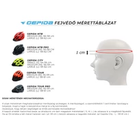 Kép 3/4 - GEPIDA TOUR PRO KERÉKPÁROS BUKÓSISAK
