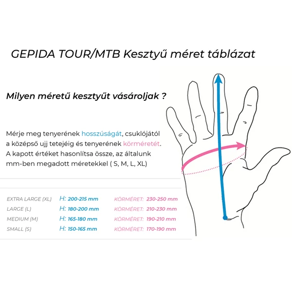 GEPIDA TOUR KESZTYŰ M